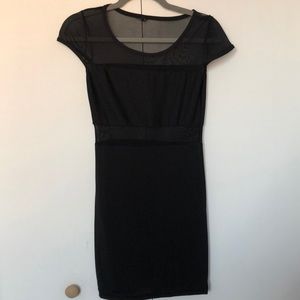 Mesh black dress